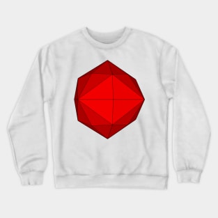 gmtrx red solid lawal disdyakis dodecahedron Crewneck Sweatshirt